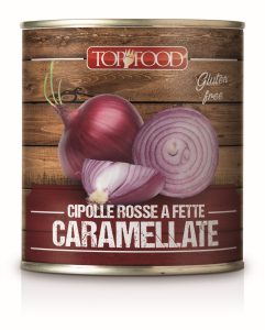 CIPOLLE ROSSE CARAMELLATE IN AGRODOLCE 800G TOP FOOD