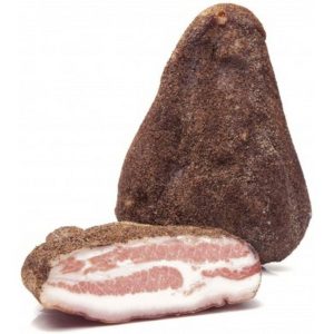 GUANCIALE DI ARICCIA STAGIONATO AL PEPE