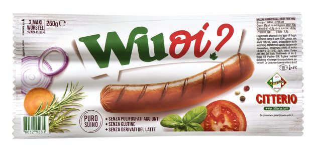 WURSTEL WUOI? 100% SUINO 16 CONF DA 250G CITTERIO