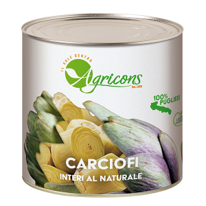 AGRICONS CARCIOFI INTERI AL NATURALE 3/1